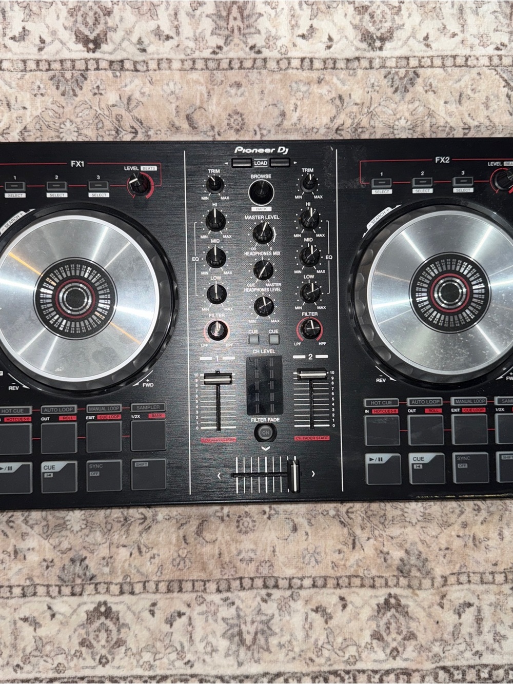 Pioneer DJ DDJ-SB2 Double Deck Controller Black USB Pitch Control 3-Band EQ